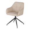 Fauteuil de table beige