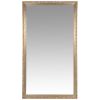 Grand miroir rectangulaire à moulures irisées 120x210