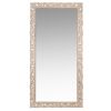 Grote spiegel van uitgesneden mangohout 90x180