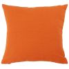 Housse de coussin en coton recyclé orange 40x40