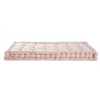 Kindermatratze aus Baumwolle mit Capitonnesteppung, rosa 60x120
