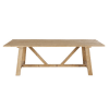 Mesa de comedor de madera de pino reciclada para 10/12 personas de 240 cm