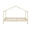 Lit cabane enfant en pin 90x190