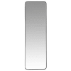 Miroir rectangulaire en métal noir 39x129