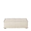 Pouf pour canapé modulable beige sable