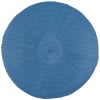 Ronde placemat van blauw papier D38