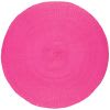 Ronde placemat van roze papier D38