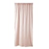 Schlaufenvorhang aus Bio-Baumwolle , rosa, 1 Vorhang 110x250
