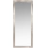 Spiegel mit Rahmen aus silberfarbenem Paulownienholz 80x190