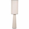 Staande lamp van gerecycleerd polyester, beige en zwart H140