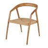 Stuhl aus Eschenholz und Papiergeflecht