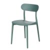 Stuhl aus Polypropylen, dunkelgrün