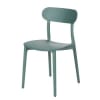 Stuhl aus Polypropylen, dunkelgrün