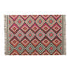 Tapete tecido de estilo Kilim de lã e juta multicolorido 140x200 cm 