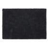 Tapis shaggy immitation fourrure noire, 160x230