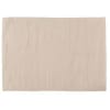 Tappeto da bagno in cotone biologico beige con fantasia 50x90 cm