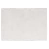 Tappeto shaggy bianco in simil pelliccia, 160x230 cm