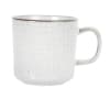 Taza de cerámica gris claro