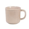 Taza de cerámica marrón