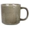 Taza de cerámica verde caqui