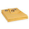 Tenda in lino lavato giallo, al pezzo, 130x300 cm