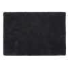 Teppich shaggy aus schwarzem Fellimitat, 160x230cm
