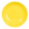 Tiefer Teller aus gelbem Porzellan