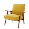 Vintage-Sessel, senfgelb