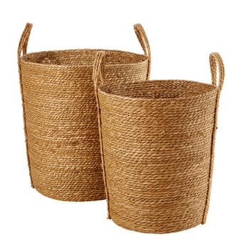 Bandol - 2 cestas trenzadas de junco de mar