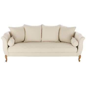 Louise - 3-Sitzer-Sofa in beige