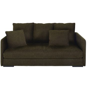 Anvers - 3-Sitzer-Sofa mit Bezug aus grünem Cordsamt