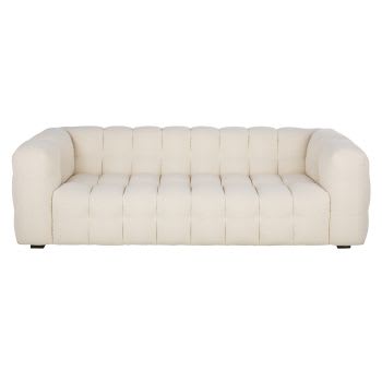 Lilo - 3-Sitzer-Sofa mit Bouclé-Bezug, beige