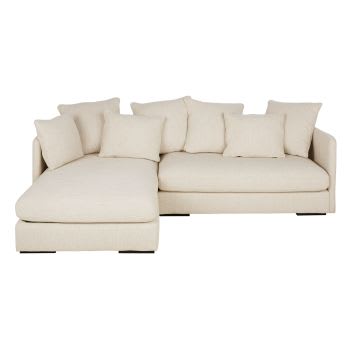 Anvers - 4/5-Sitzer-Ecksofa mit Ecke auf der linken Seite, beige