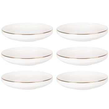Piatti Sfusi a forma di Cuore in Ceramica Crema (3 misure