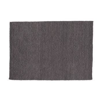 Industry - Alfombra de lana gris 160 x 230 cm 