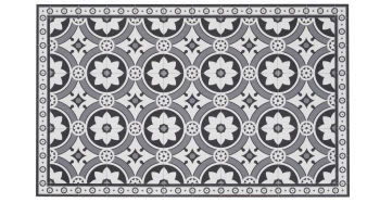 ALMA - Vinyl-Teppich mit Zementfliesen-Motiven 50x80