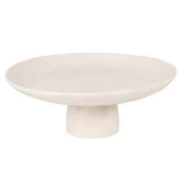 Yellowstone - Alzata per torta in ceramica beige