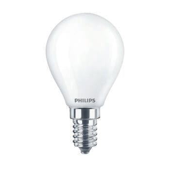 Ampoules LED sphériques E14 40W dépolies (x2)