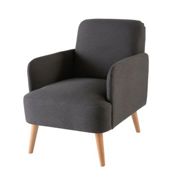 Honey - Antracietgrijze fauteuil