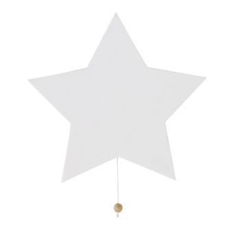 Etoile - Applique étoile blanche