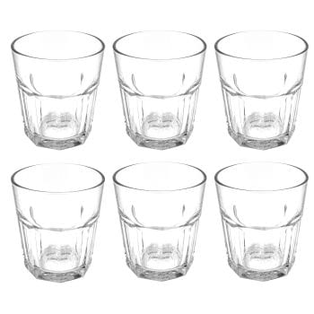 Aras - Lotto di 6 - Bicchiere in vetro ARAS