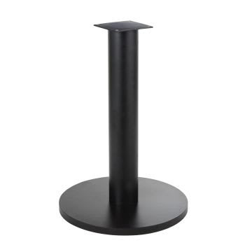 Blackly Business - Base per tavolo in metallo nero, 72 cm