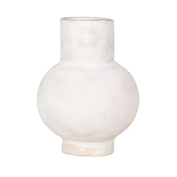 Chelem - Beige Vase, H19cm