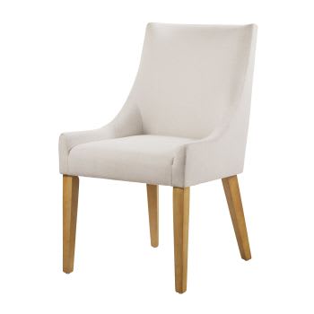 Folly - Beiger Stuhl aus Kiefer und Pappel