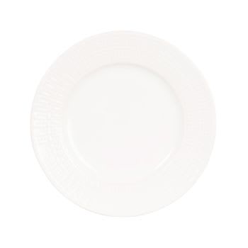 BIANCA - Dessertbord van gres, wit