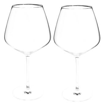 Bourgogne - Lotto di 2 - Bicchiere in vetro