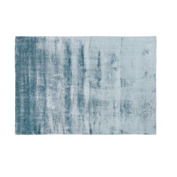 Blauw getuft tapijt 160x230