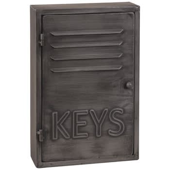 KEYS - Boîte à clés industrielle en métal gris