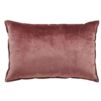 BOLZA - Cuscino in velluto rosa antico 60x40 cm