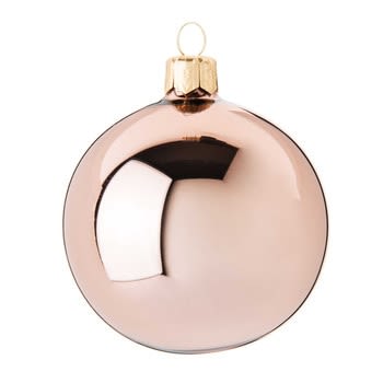 Coffret 44 boules Noël Orange - Le meilleur de la fête